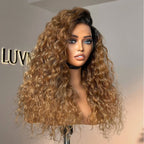 Glueless Loose Wave 13X4 Frontal Human Hair Wig - Ombre | 10"-28"