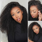 Glueless HD Lace Curly 13X4 Frontal Human Hair Wig - Red | 10"-28"
