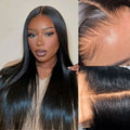 Glueless HD Lace Straight T-Part Lace Human Hair Wig - Blonde 180% Density | 8"-14"