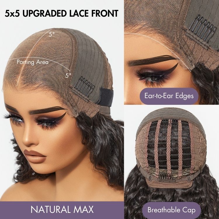 Glueless Curly T-Part Lace Human Hair Wig - Blonde Pre-Plucked | 10"-28"