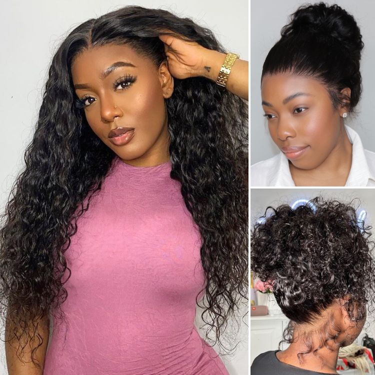 Loose Wave T-Part Lace Human Hair Wig Pre-Plucked | 10"-28"