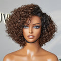 Glueless HD Lace Curly T-Part Lace Human Hair Wig - Red | 10"-28"