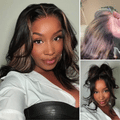 Glueless HD Lace Loose Wave T-Part Lace Human Hair Wig - Red | 10"-28"
