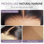 Glueless HD Lace Body Wave T-Part Lace Human Hair Wig - Blonde Pre-Plucked | 10"-28"