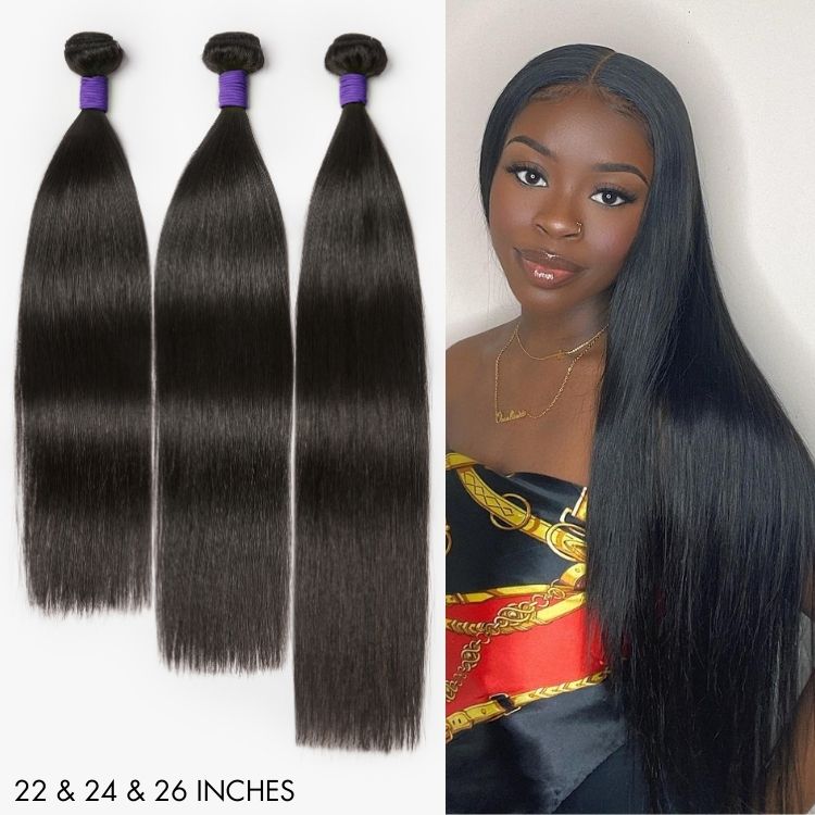 Straight 100% Virgin Human Hair Bundles - Blonde | 12"-30"