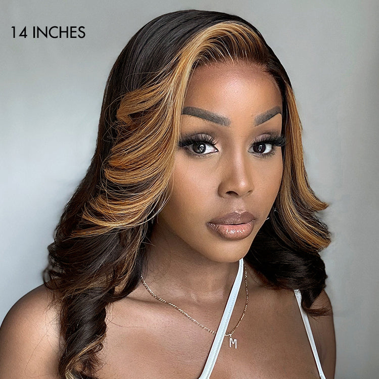 Glueless HD Lace Bob T-Part Lace Human Hair Wig - Red | 8"-14"