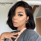 Glueless HD Lace Bob T-Part Lace Human Hair Wig | 8"-14"