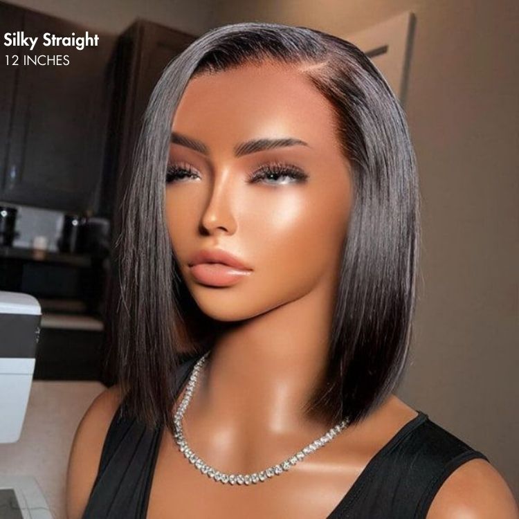 Glueless HD Lace Bob T-Part Lace Human Hair Wig | 8"-14"