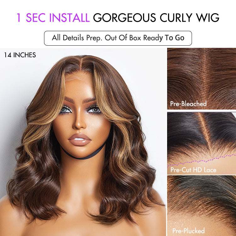 Glueless HD Lace Loose Wave T-Part Lace Human Hair Wig - Red | 10"-28"
