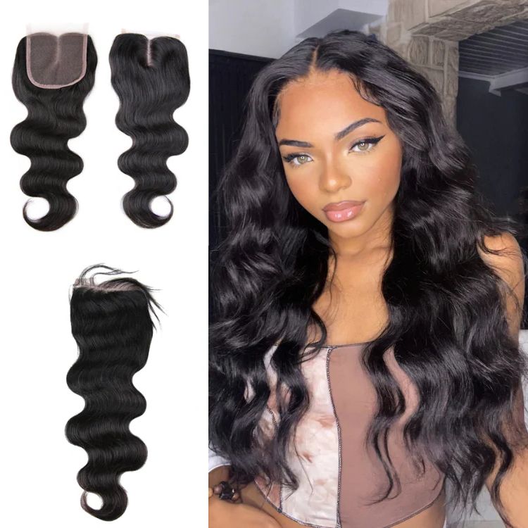 Body wave closure styled