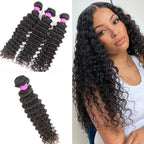Curly 100% Virgin Human Hair Bundles | 12"-30"