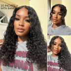 Glueless Curly 4X4 Closure Human Hair Wig | 8"-14"