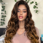 Glueless HD Lace Body Wave T-Part Lace Human Hair Wig - Red | 10"-28"