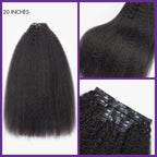 Kinky Straight Human Hair Wig - Blonde | 10"-28"