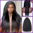Kinky Straight Human Hair Wig | 10"-28"