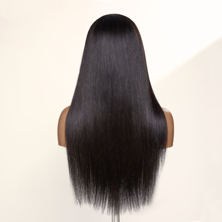 Glueless HD Lace Straight T-Part Lace Human Hair Wig - Blonde 200% Density | 10"-28"
