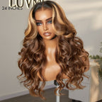 Glueless HD Lace Loose Wave T-Part Lace Human Hair Wig - Red | 10"-28"