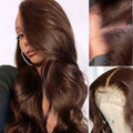Glueless Loose Wave 5X5 Closure Human Hair Wig - Red Pre-Plucked | 10"-28"