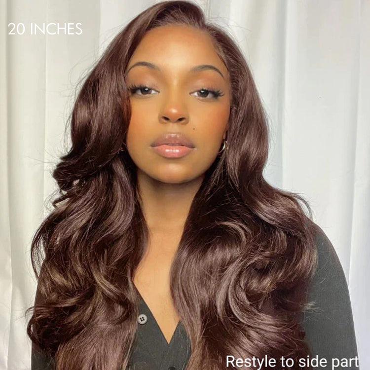 Glueless Loose Wave 5X5 Closure Human Hair Wig - Red Pre-Plucked | 10"-28"