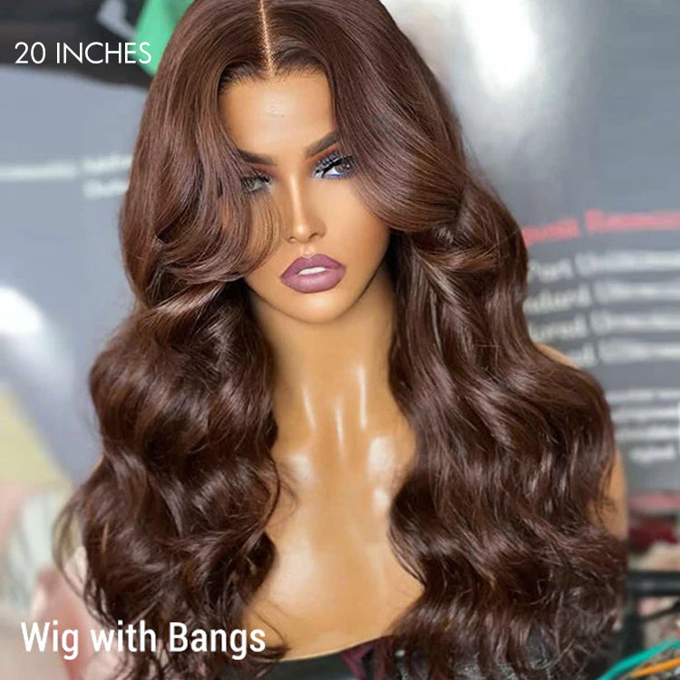 Glueless Loose Wave 5X5 Closure Human Hair Wig - Red Pre-Plucked | 10"-28"