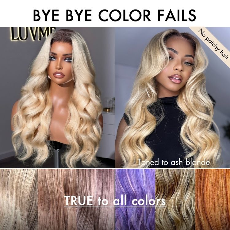 Glueless HD Lace Loose Wave T-Part Lace Human Hair Wig - Red | 10"-28"