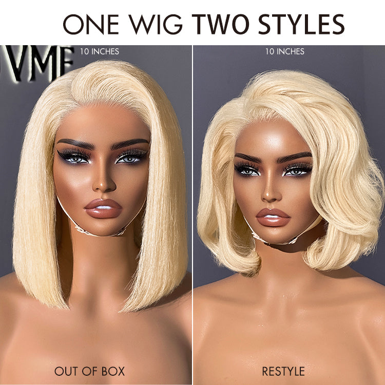 Glueless HD Lace Bob T-Part Lace Human Hair Wig - Red | 8"-14"