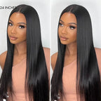 Glueless HD Lace Straight T-Part Lace Human Hair Wig - Blonde 180% Density | 10"-28"