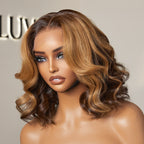 Glueless Loose Wave 5X5 Closure Human Hair Wig - Red | 10"-28"
