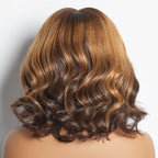 Glueless Loose Wave 5X5 Closure Human Hair Wig - Red | 10"-28"