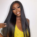Glueless HD Lace Straight T-Part Lace Human Hair Wig 180% Density | 10"-28"