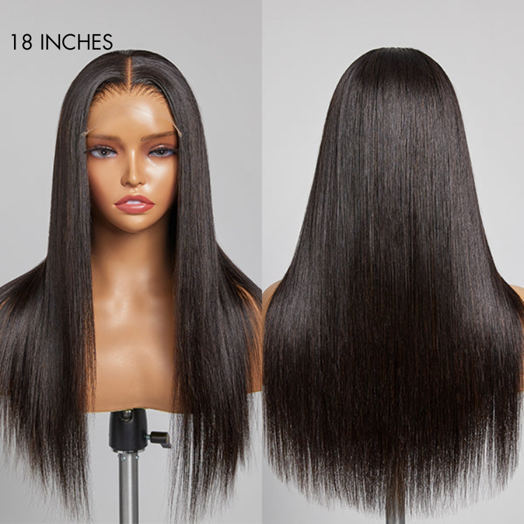 Glueless HD Lace Straight T-Part Lace Human Hair Wig 180% Density | 10"-28"