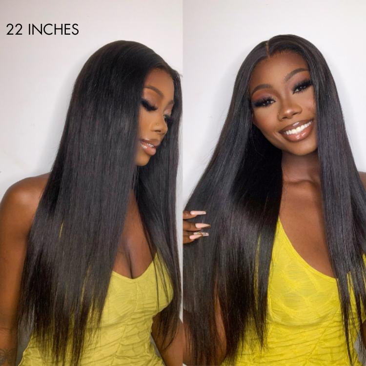 Glueless HD Lace Straight T-Part Lace Human Hair Wig 180% Density | 10"-28"