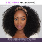 Glueless Curly Human Hair Wig | 10"-28"
