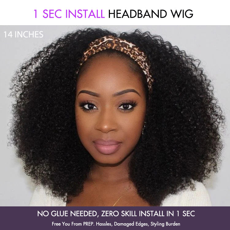 Glueless Curly Human Hair Wig | 10"-28"