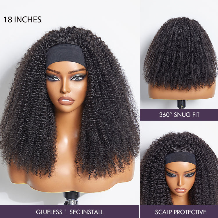 Glueless Curly Human Hair Wig | 10"-28"