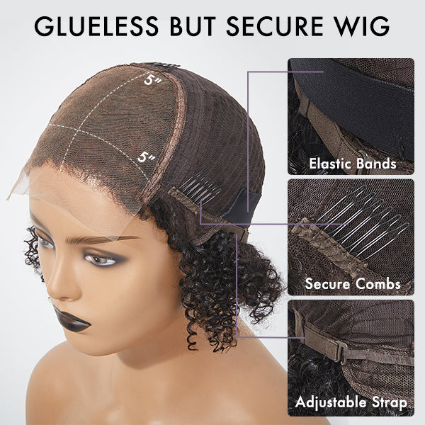 Glueless HD Lace Straight T-Part Lace Human Hair Wig - Blonde 180% Density | 10"-28"