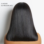 Glueless Bob 5X5 Closure Human Hair Wig - Blonde Pre-Plucked | 8"-14"