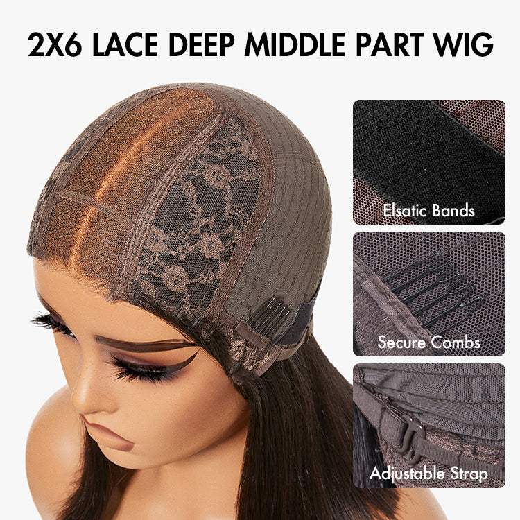 Glueless Bob 5X5 Closure Human Hair Wig - Blonde Pre-Plucked | 8"-14"