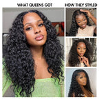 Glueless Curly T-Part Lace Human Hair Wig - Blonde Pre-Plucked | 10"-28"