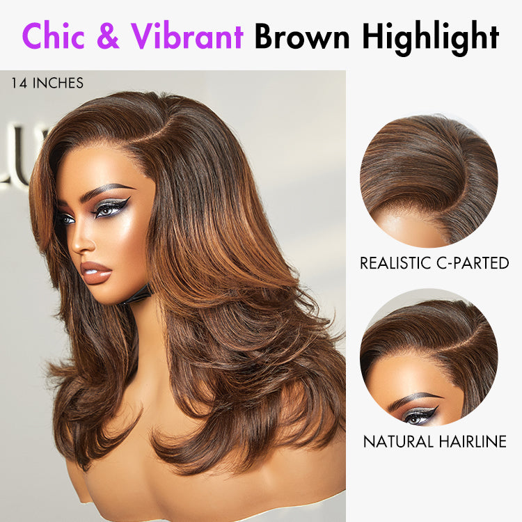 Glueless HD Lace Pixie T-Part Lace Human Hair Wig - Red | 8"-14"