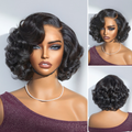 Glueless HD Lace Bob T-Part Lace Human Hair Wig - Highlight | 8"-14"