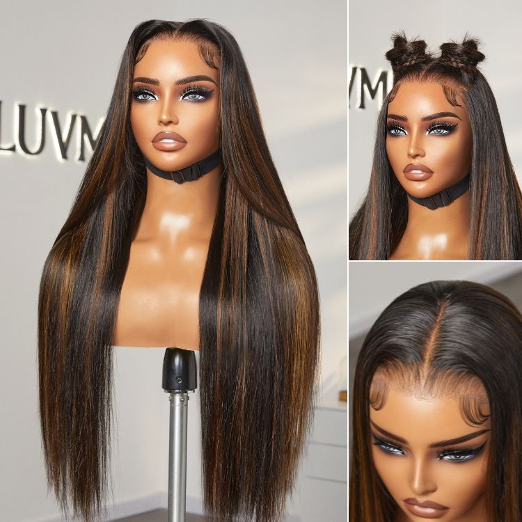 Glueless Straight T-Part Lace Human Hair Wig - Blonde Pre-Plucked | 10"-28"