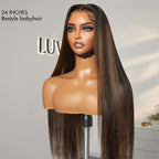 Glueless Straight T-Part Lace Human Hair Wig - Blonde Pre-Plucked | 10"-28"