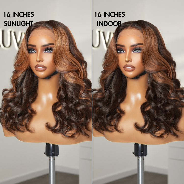 Glueless Loose Wave 5X5 Closure Human Hair Wig - Red 180% Density | 10"-28"