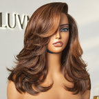Glueless HD Lace Pixie T-Part Lace Human Hair Wig - Red | 8"-14"