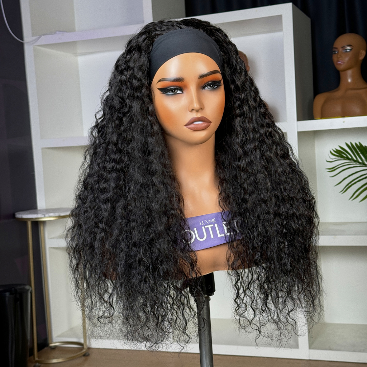 Glueless Loose Wave Headband Human Hair Wig | 10"-28"