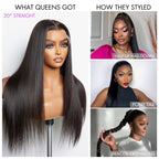 Straight Full Lace Human Hair Wig - Blonde | 10"-28"