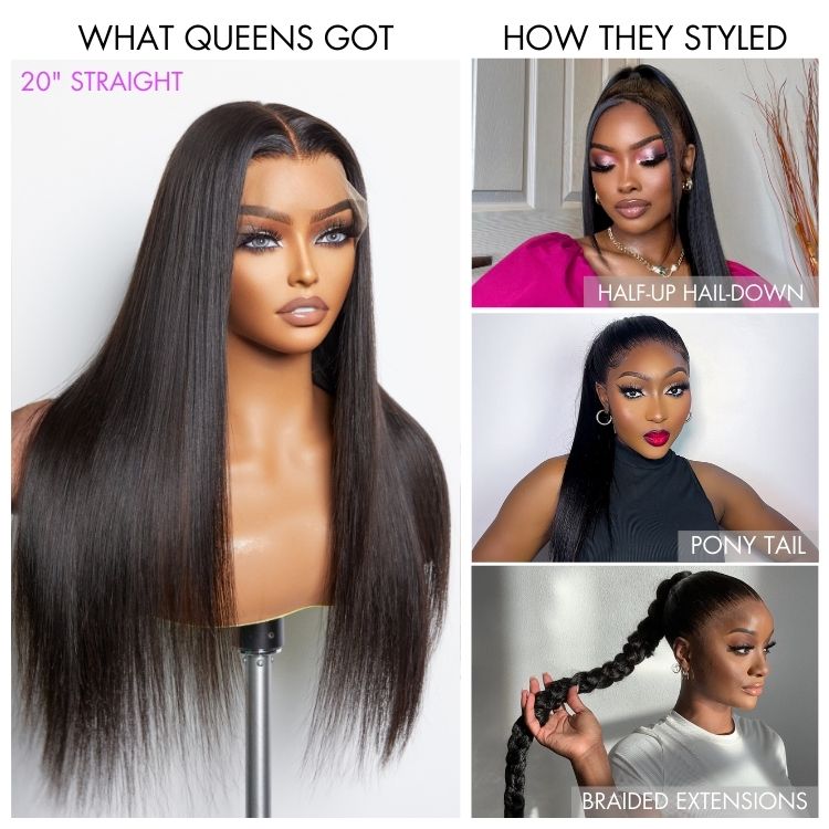 Straight Full Lace Human Hair Wig - Blonde | 10"-28"