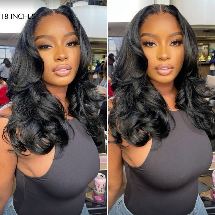 Glueless HD Lace Layered T-Part Lace Human Hair Wig - Red | 10"-28"