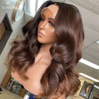 Glueless Loose Wave 5X5 Closure Human Hair Wig - Red Pre-Plucked | 10"-28"